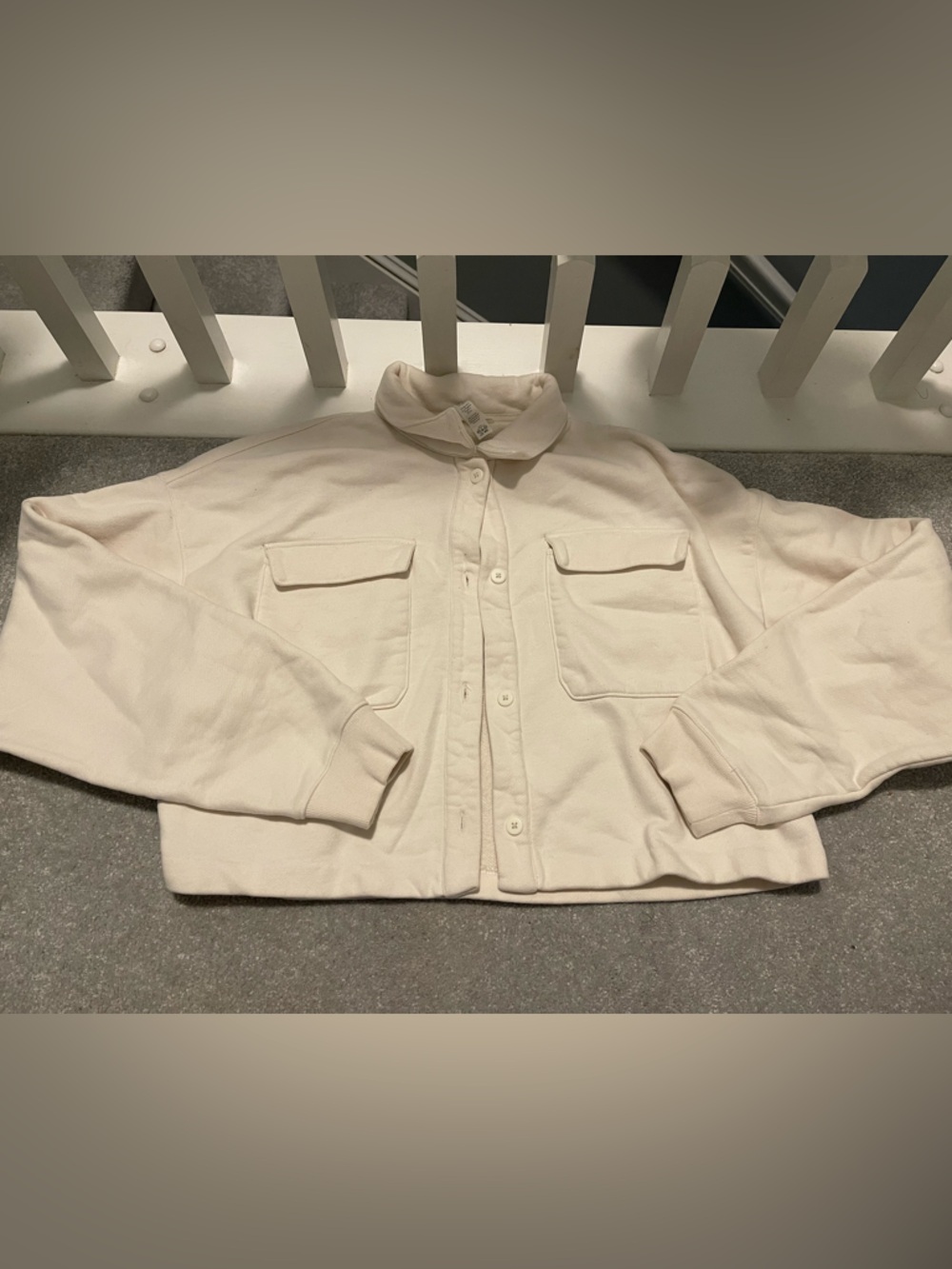 ALO Yoga Ivory Pullover Jacket